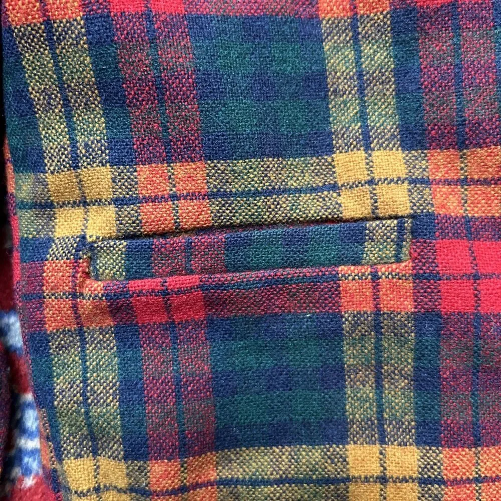 Vintage MR. MASTER Philip Schneider Wool Toddler Blazer Plaid Jacket Lined 4T